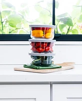Dura Living -Piece 2 Cup Round Food Storage and Meal Prep Container Set