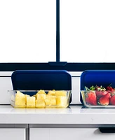 Dura Living -Piece Cup Rectangular Food Storage and Meal Prep Container Set