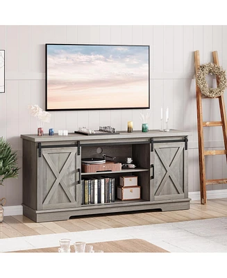 gaomon Farmhouse Tv Stand for 65 Inch Tv