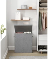 Songmics Home Double Laundry Hamper with Lid