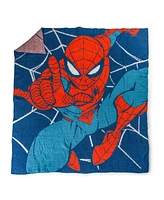 Saturday Park Spiderman 50x60 Feather Knit Throw Blanket