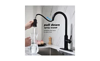 Slickblue Kitchen Faucet with Pull-Out Spray for Flexible Use and Efficient Cleaning Solutions