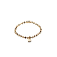 UNOde50 Sterling Silver and 18K Gold-Plated Ball Shaped Bracelet