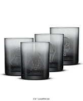 JoyJolt Star Wars Dark Side Short Drinking Glasses, Set of 4
