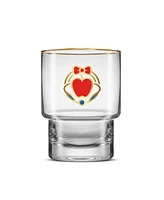 JoyJolt Disney Princess Iconic Short Drinking Glasses, Set of 6
