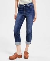 Liverpool Los Angeles Women's Cuffed Cropped Jeans