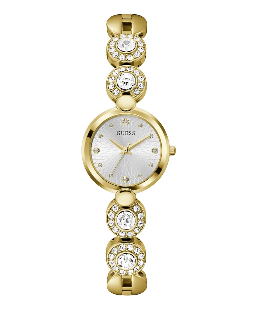 Guess Women's Analog Gold Tone Stainless Steel Watch, 26 mm