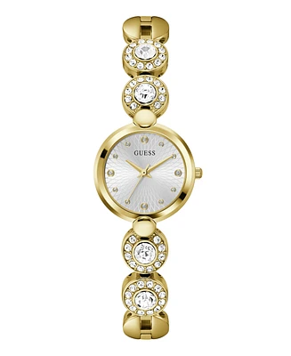 Guess Women's Analog Gold Tone Stainless Steel Watch, 26 mm