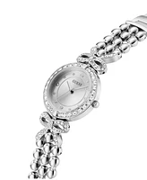 Guess Women's Analog Silver Tone Stainless Steel Watch, 30 mm