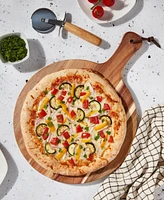 Tabletops Gallery Acacia Pizza Peel Cutter