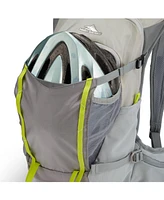 High Sierra Hydrahike 2.0 16L Hydration Water Backpack for Hiking, Gray & Green