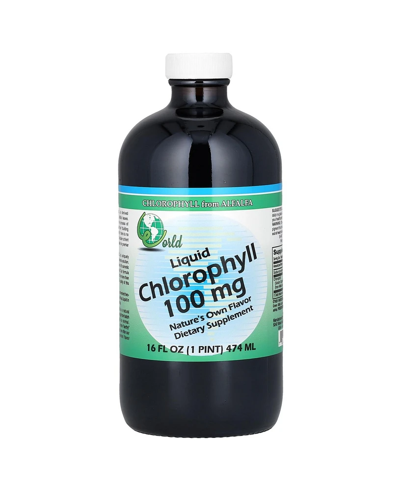 World Organic Liquid Chlorophyll 100 mg
