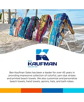 Ben Kaufman Terry Beach & Pool Towel - Absorbent & Fast Drying Towel - Oversized Soft Cotton Towel for Swimming & Travel