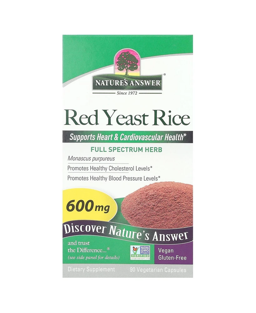 Nature's Answer Red Yeast Rice 600 mg