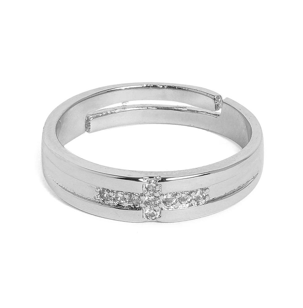 Sohi Women's Cross Finger Ring