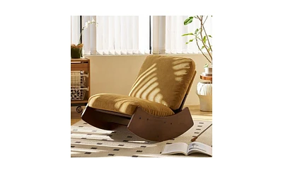 Slickblue Comfortable Glider Rocking Chair for Relaxation and Cozy Seating