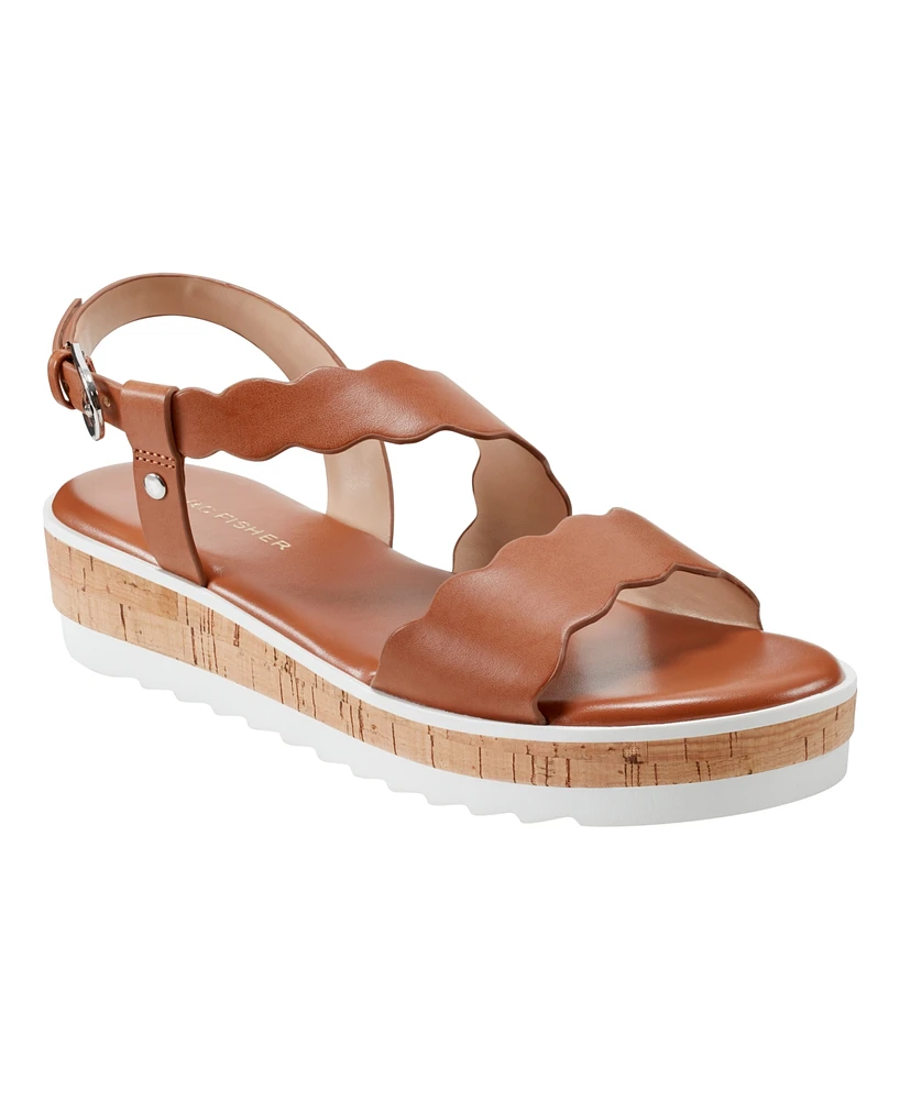 Marc Fisher Women's Gabrey Casual Open Toe Strappy Sandals