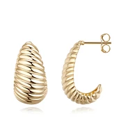 Macy's Stripe Design Dome Earrings