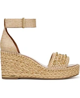Franco Sarto Women's Clemens Raffia Espadrille Wedge Sandals