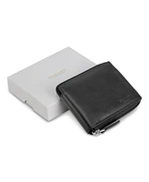 Champs Men's Classic Collection Leather Zip-Around Wallet