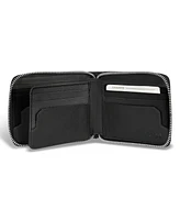 Champs Men's Iconic Collection Leather Zip Around Wallet