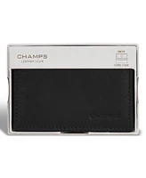 Champs Men's Onyx Collection Leather Card Case