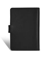 Champs Men's Onyx Collection Leather Passport Case