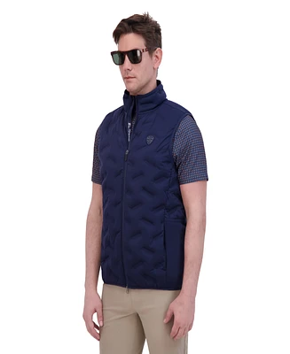 Ben Sherman Men's Sport 4Way Stretch Seamless Quilt Vest
