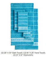 Juicy Couture Stripe Cotton 6-Pc. Bath Towel Set