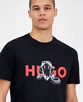 Hugo Boss Men's Deyladec Short Sleeve Crewneck Logo Graphic T-Shirt