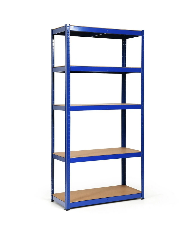 Sugift 72 Inch Storage Rack with 5 Adjustable Shelves for Books Kitchenware