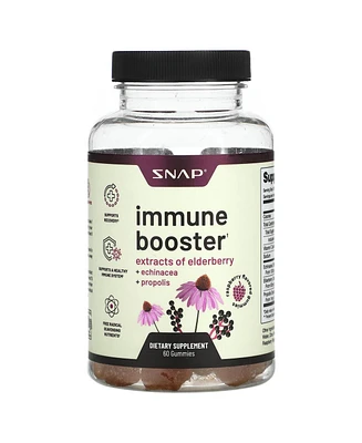 Snap Supplements Immune Booster Gummies Raspberry