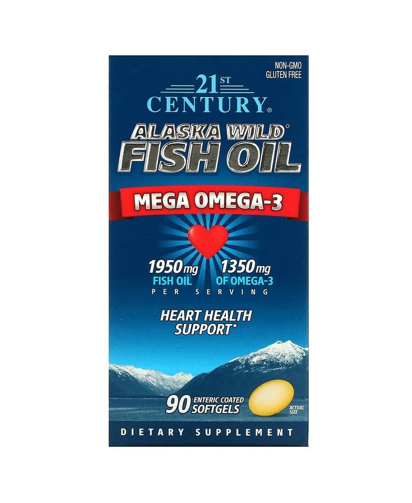 21st Century Alaska Wild Fish Oil Mega Omega 3