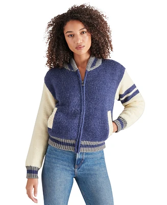 Steve Madden Women's Fernando Varsity Sweater Jacket