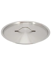 MegaChef Professional Kitchen Quart Round Stainless Steel Stock Pot with Lid