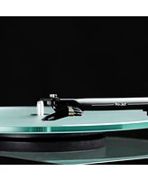 Pro-Ject T1 Evo Phono Turntable with Built-In Preamp & Ortofon Om 10 Mm Cartridge