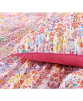 Alex + Bella Garden Posies 4-Piece Embellished Soft Microfiber Comforter Set - Full