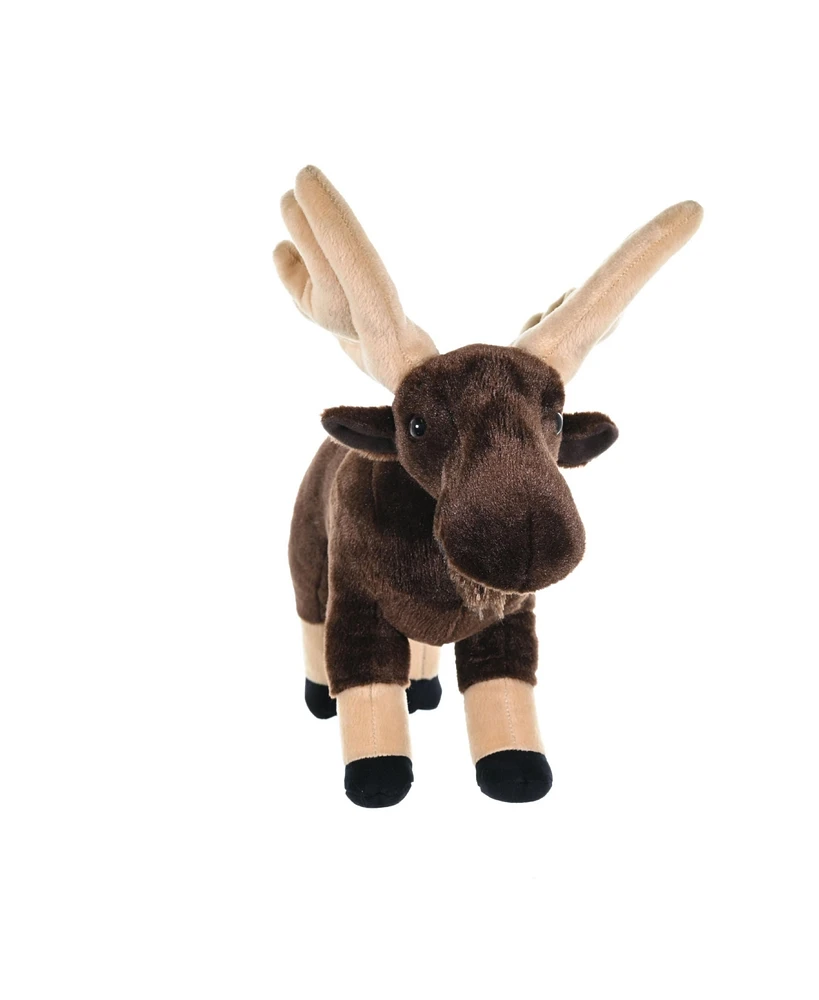 Wild Republic Cuddlekins Moose Stuffed Animal, 12 Inches