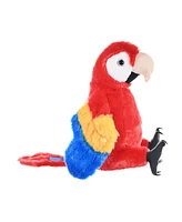 Wild Republic Cuddlekins Scarlet Macaw Stuffed Animal, 12 Inches