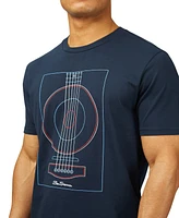 Ben Sherman Men's Linear Guitar Print T-Shirt