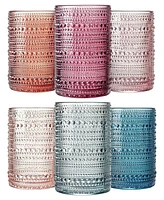 The Wine Savant Beaded Highball Glasses, Set of 6