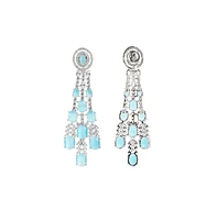 Sohi Women's The Angelique Drop Earrings