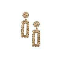 Sohi Women's The Corroded Drop Earrings