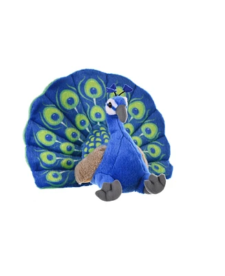 Wild Republic Cuddlekins Peacock Stuffed Animal, 12 Inches