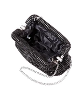 Nina All Over Crystal Frame Magnet Clutch