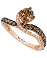 Le Vian Chocolatier Diamond Engagement Ring (3/4 ct. t.w.) in 14k Rose Gold