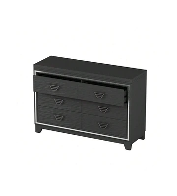 gaomon 6 Drawer Double Dresser, Dresser Closet With Anti