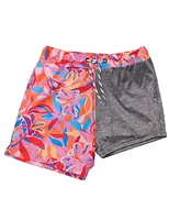 Snapper Rock Big Boys Blooming Sunset Sustainable Swim Short