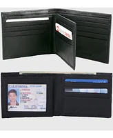 Alpine Swiss Men's Wallet Trifold Bifold Billfolds to choose from Genuine Leather