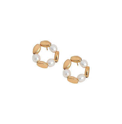 Sohi Women's The Loop Stud Earrings